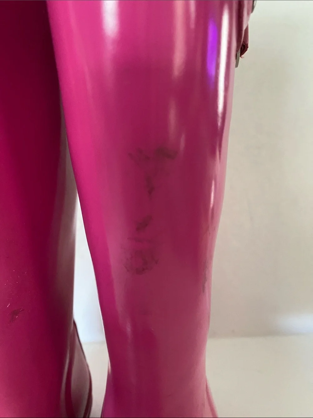 Hunter Fuchsia Gloss Knee-High Rain Boots